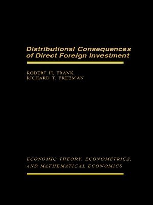 cover image of Distributional Consequences of Direct Foreign Investment